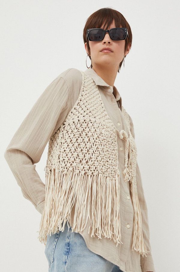 Pepe Jeans Prsluk Pepe Jeans boja: bež