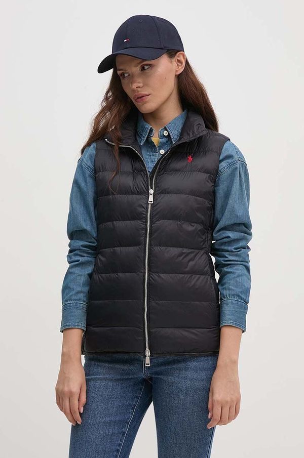 Polo Ralph Lauren Prsluk Polo Ralph Lauren za žene, boja: crna, za prijelazno razdoblje, 211940998