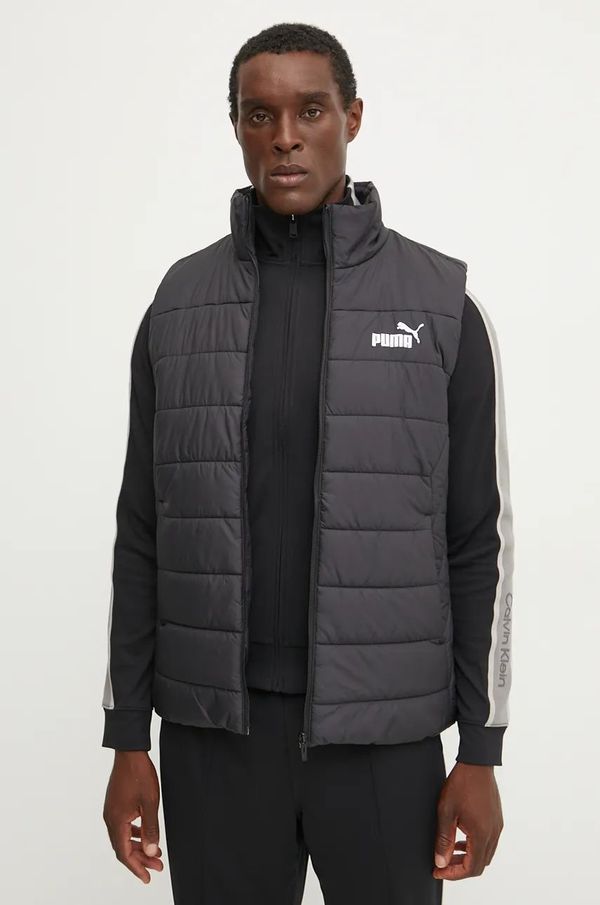 Puma Prsluk Puma za muškarce, boja: crna, za prijelazno razdoblje, 848939