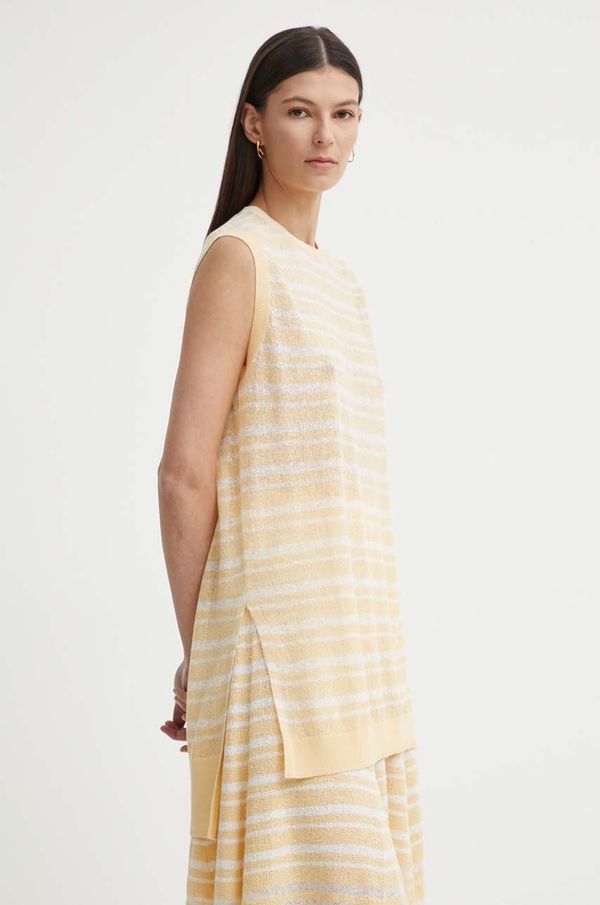 Aeron Prsluk s dodatkom lana AERON SAINT boja: narančasta, lagani, AW24SSTO511502