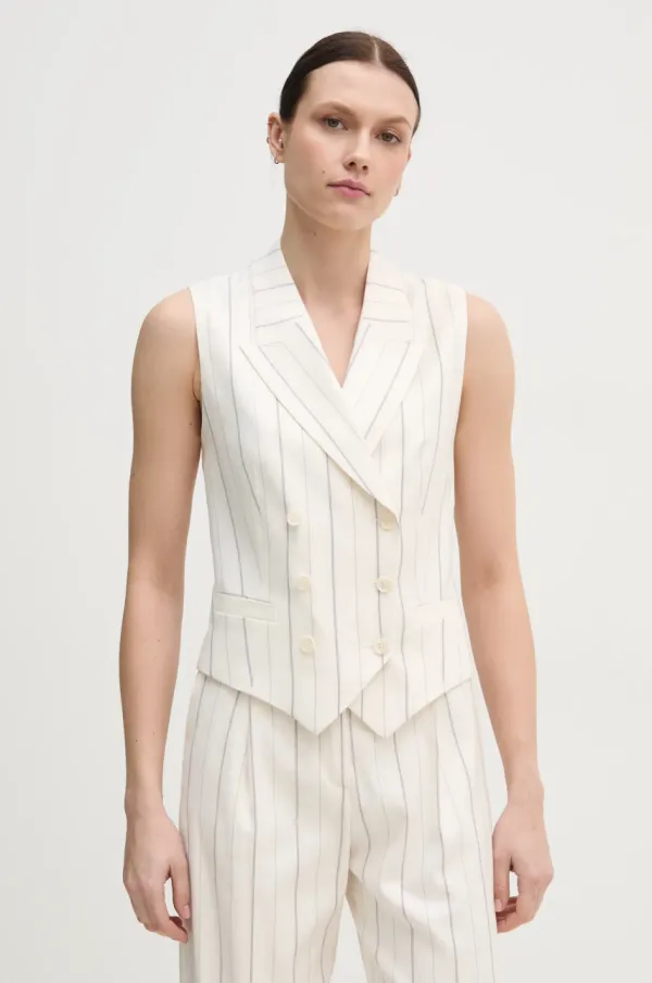 Joop! Prsluk s dodatkom lana Joop! boja: bijela, dvoredno zakopčavanje, 30046007