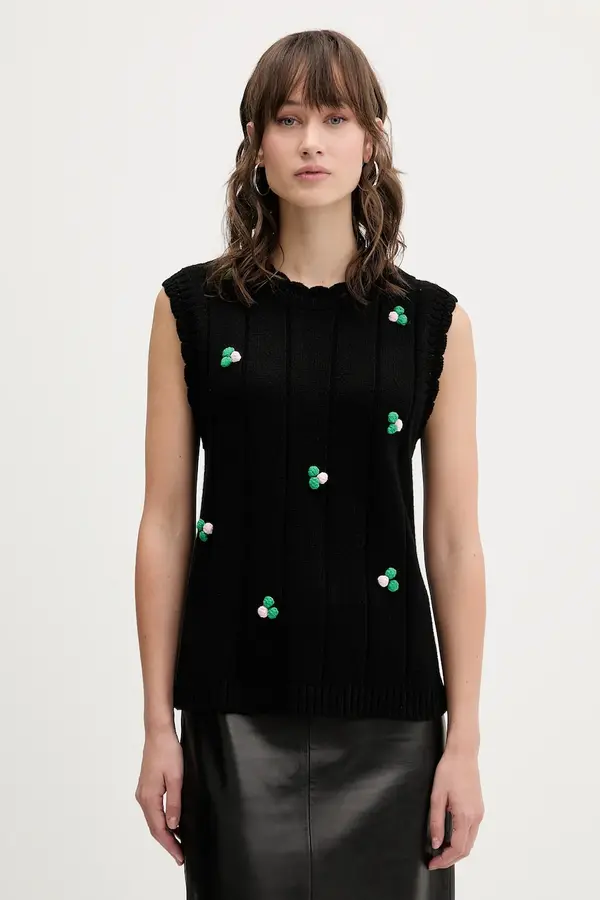 Stine Goya Prsluk s dodatkom vune Stine Goya 0