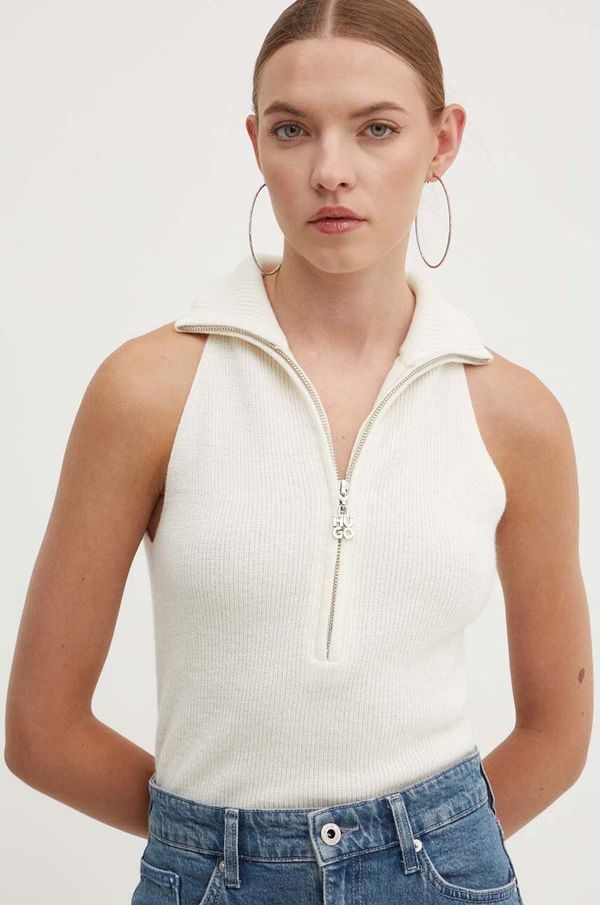 Hugo Prsluk s primjesom vune HUGO boja: bež, 50518290