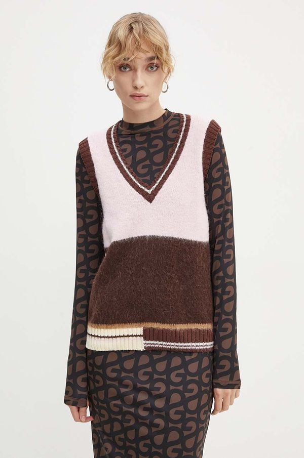 Stine Goya Prsluk s primjesom vune Stine Goya boja: ružičasta, K010-2283