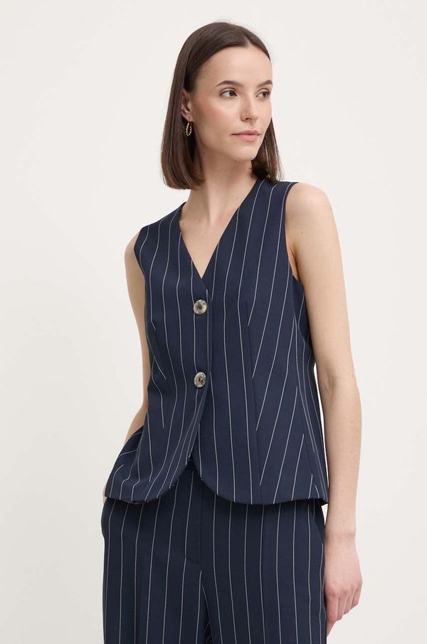 Sandro Ferrone Prsluk Sandro Ferrone boja: tamno plava, jednoredno zakopčavanje, SFS21XBDVICTORIA