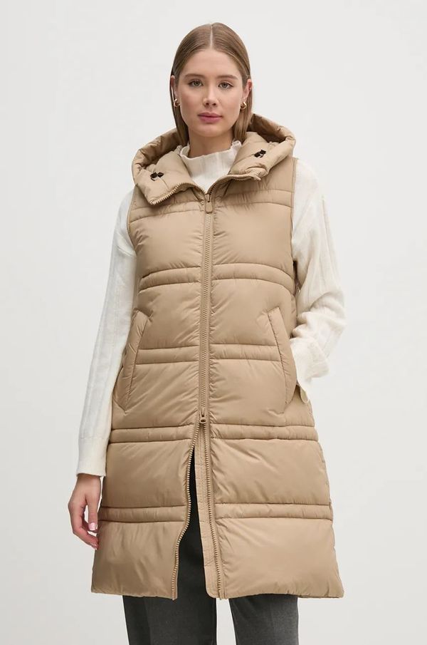 Save The Duck Prsluk Save The Duck JUDEE za žene, boja: zelena, za zimu, D81872W.RECY19