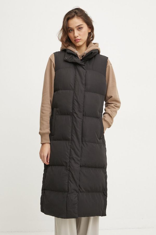 Superdry Prsluk Superdry za žene, boja: crna, za zimu, W5011803A-02A