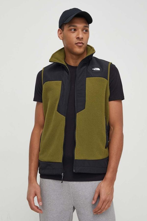 The North Face Prsluk The North Face za muškarce, boja: zelena, za prijelazno razdoblje