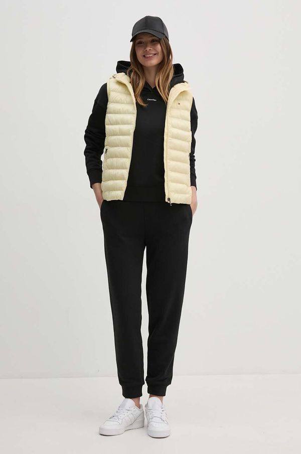 Tommy Hilfiger Prsluk Tommy Hilfiger za žene, boja: žuta, za prijelazno razdoblje