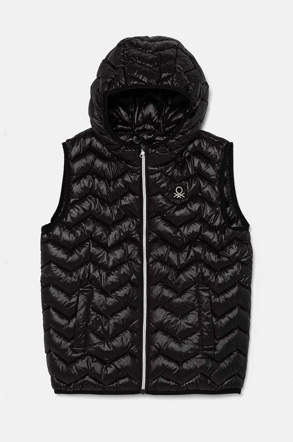 United Colors of Benetton Prsluk United Colors of Benetton boja: crna, 21INCJ00Q