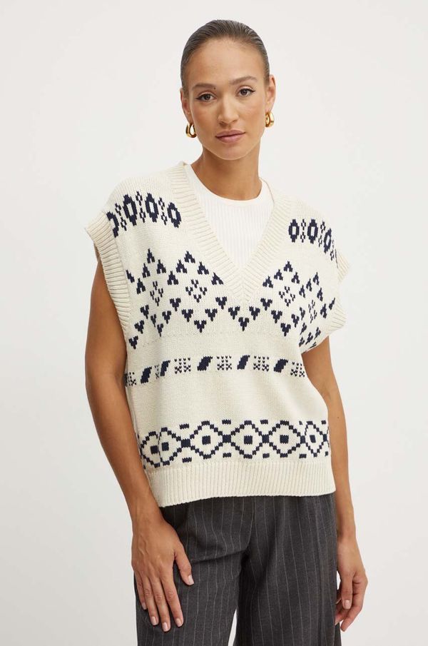 Weekend Max Mara Prsluk Weekend Max Mara boja: bež, topli, 2425356021600