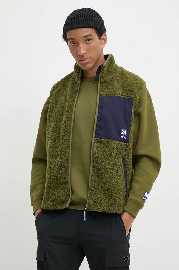 Zoo York Prsluk Zoo York za muškarce, boja: zelena, za prijelazno razdoblje, 60720001