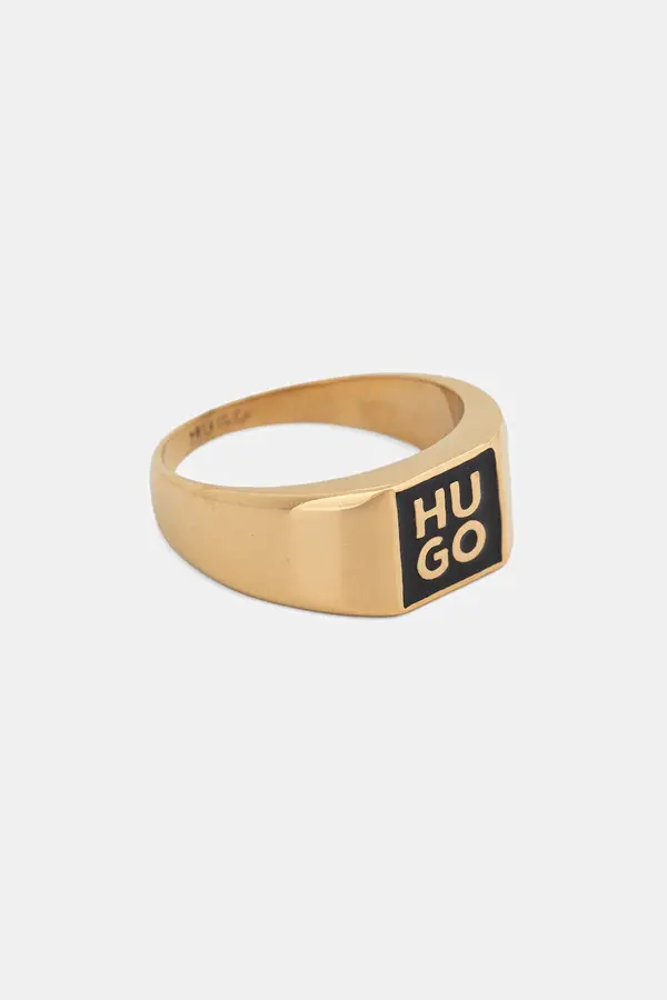 HUGO Prsten HUGO  E-STACKEDLOGO2-RIN