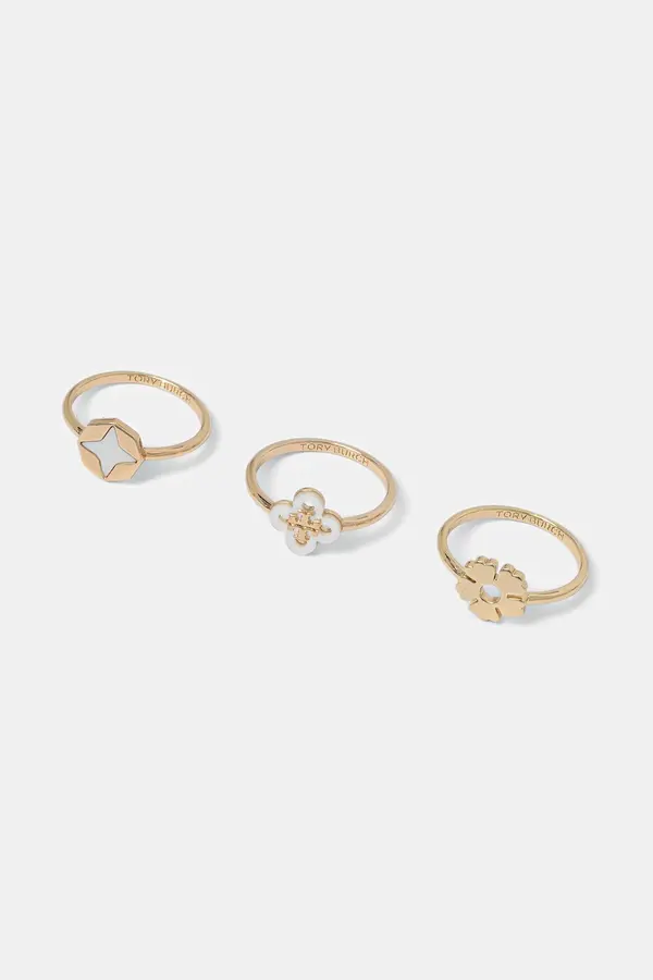 Tory Burch Prstenje Tory Burch Clover 3-pack