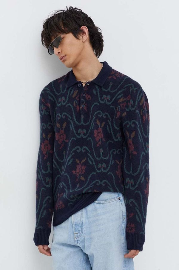 Abercrombie & Fitch Pulover Abercrombie & Fitch za muškarce, boja: tamno plava