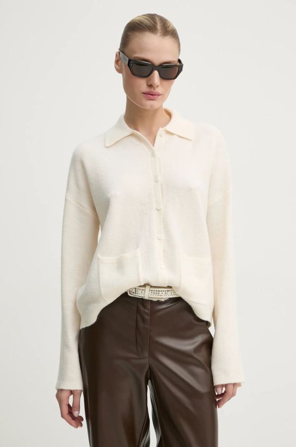 Abercrombie & Fitch Pulover Abercrombie & Fitch za žene, boja: bež, lagani, KI150-4223