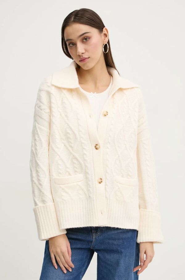 Abercrombie & Fitch Pulover Abercrombie & Fitch za žene, boja: bež, topli, KI150-4302