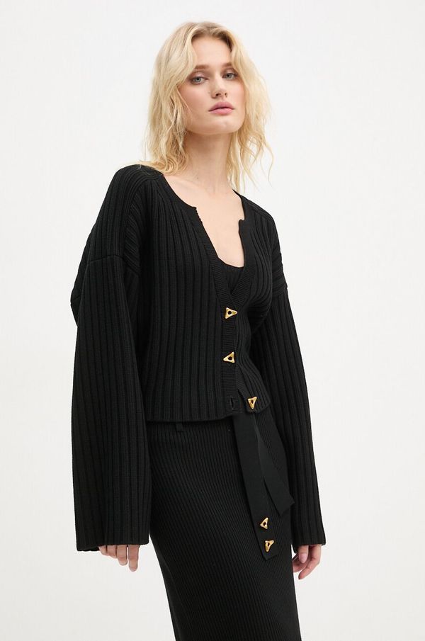 Aeron Pulover AERON za žene, boja: crna, topli, CRPU204442