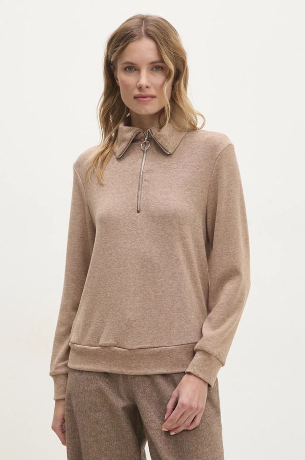 Answear Lab Pulover Answear Lab za žene, boja: bež, lagani