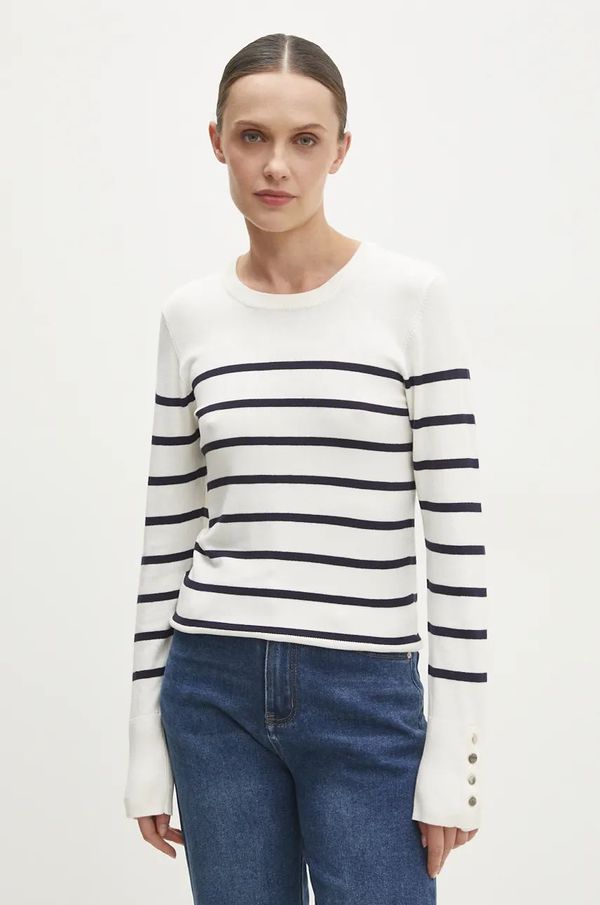 Answear Lab Pulover Answear Lab za žene, boja: bež, lagani