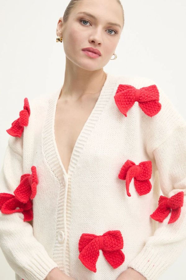 Answear Lab Pulover Answear Lab za žene, boja: bijela, topli