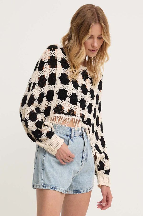 Answear Lab Pulover Answear Lab za žene, boja: crna, lagani