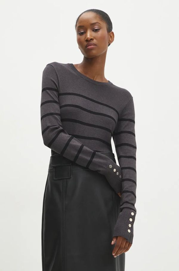 Answear Lab Pulover Answear Lab za žene, boja: crna, lagani