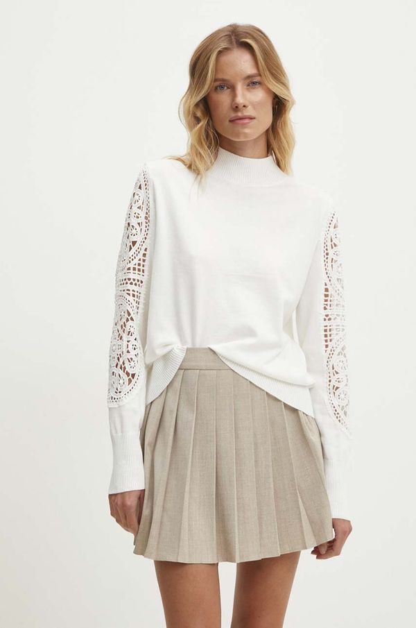 Answear Lab Pulover Answear Lab za žene, boja: crna, lagani, s poludolčevitom