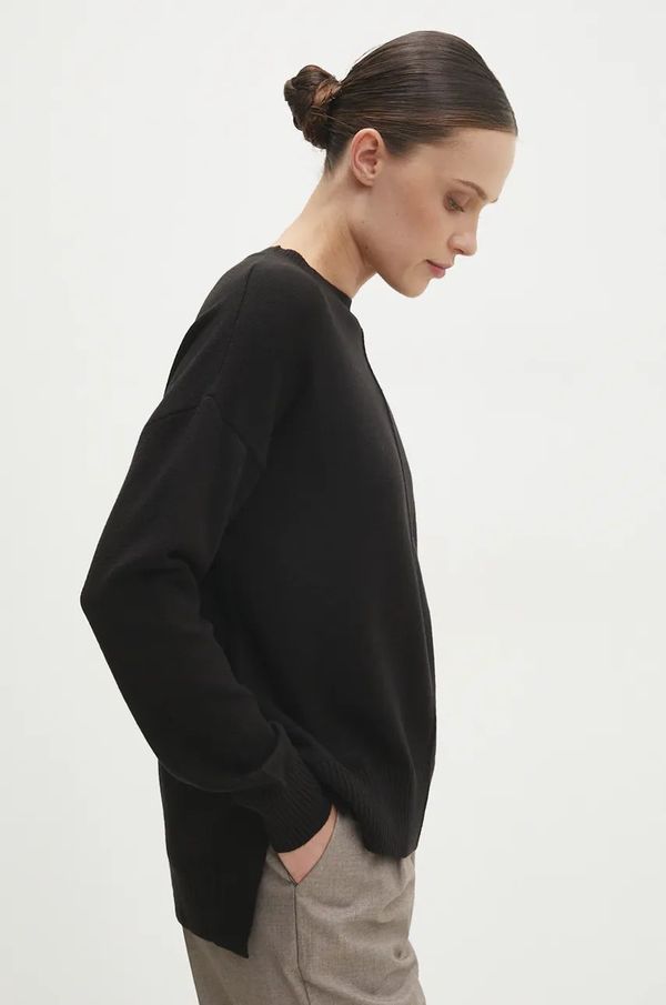 Answear Lab Pulover Answear Lab za žene, boja: crna