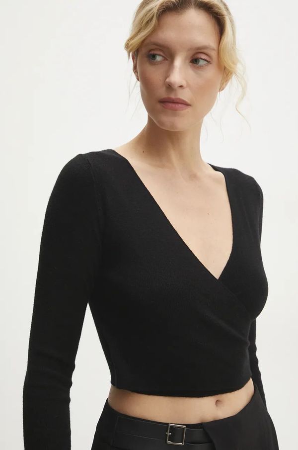 Answear Lab Pulover Answear Lab za žene, boja: crna