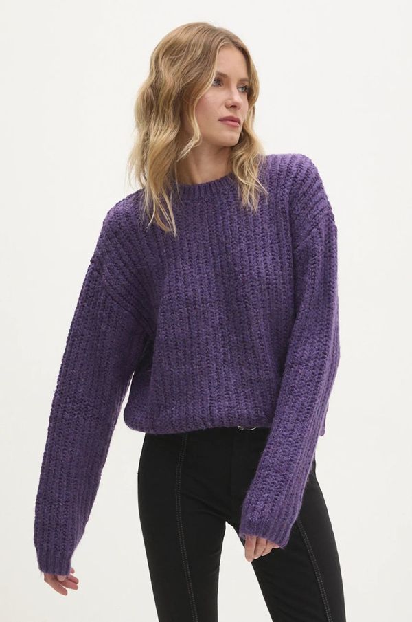 Answear Lab Pulover Answear Lab za žene, boja: ljubičasta, topli