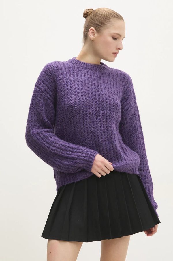 Answear Lab Pulover Answear Lab za žene, boja: ljubičasta