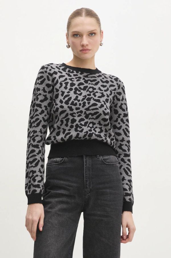 Answear Lab Pulover Answear Lab za žene, boja: siva