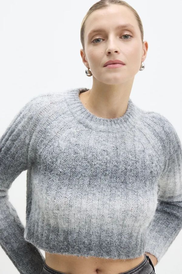 Answear Lab Pulover Answear Lab za žene, boja: siva, lagani