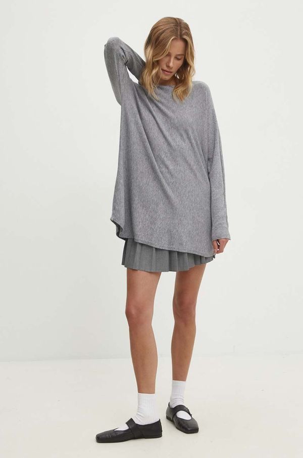 Answear Lab Pulover Answear Lab za žene, boja: siva, lagani