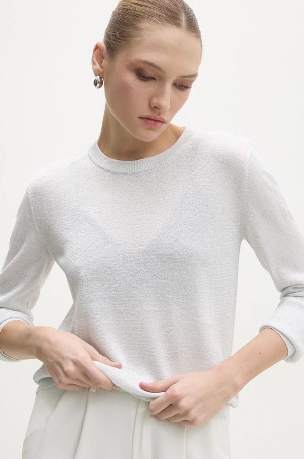 Answear Lab Pulover Answear Lab za žene, boja: siva, lagani