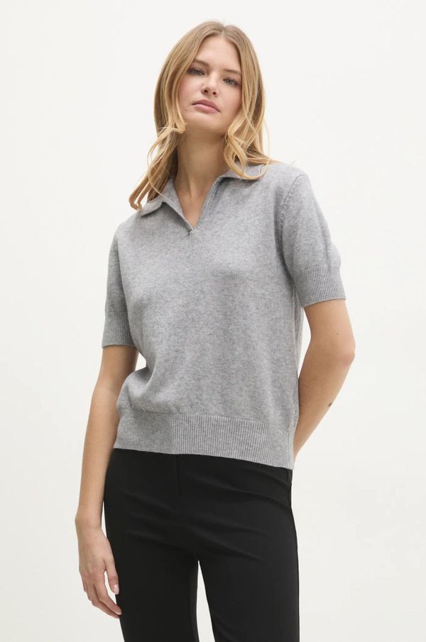 Answear Lab Pulover Answear Lab za žene, boja: siva, lagani