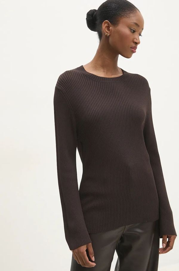 Answear Lab Pulover Answear Lab za žene, boja: smeđa