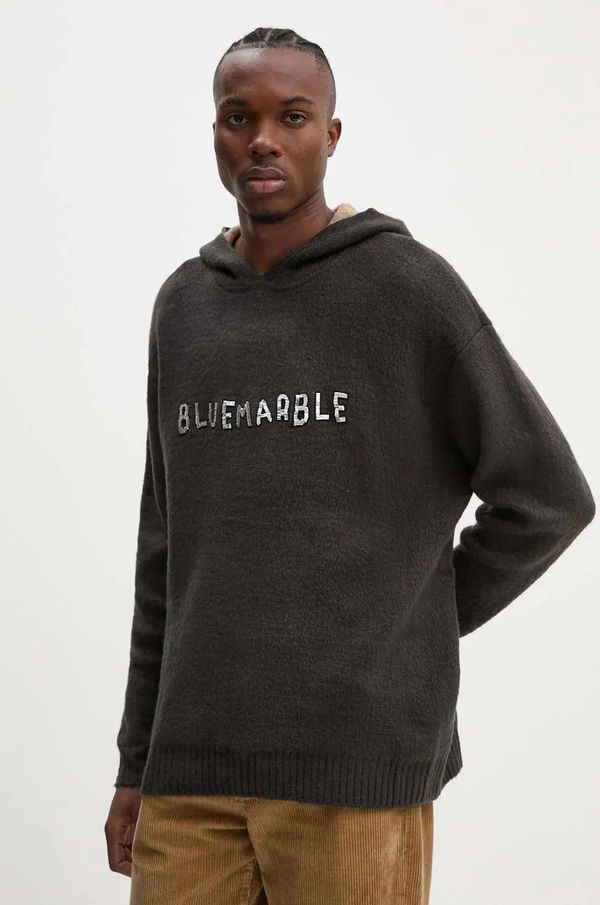 BLUEMARBLE Pulover BLUEMARBLE za muškarce, boja: smeđa, HO10.KN19B24