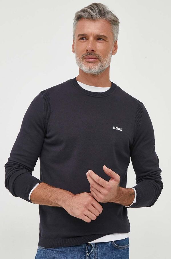 Boss Green Pulover Boss Green BOSS GREEN za muškarce, boja: tamno plava, lagani