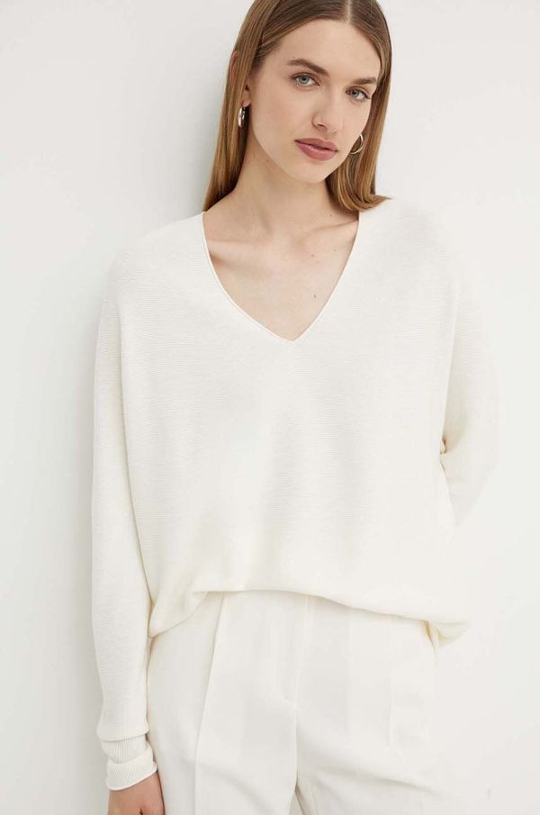 Boss Orange Pulover Boss Orange za žene, boja: bež, lagani, 50520126