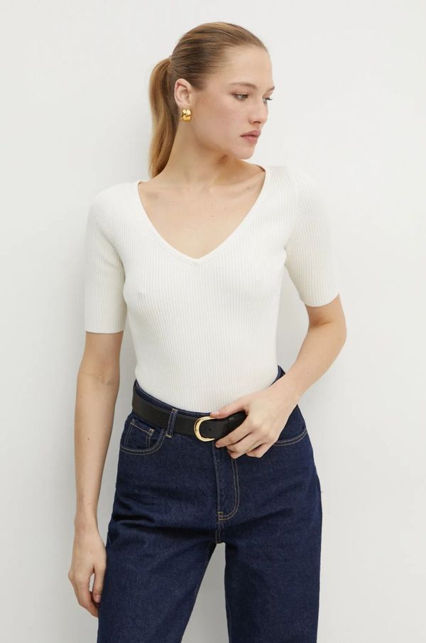 Boss Orange Pulover Boss Orange za žene, boja: bež, lagani, 50534829