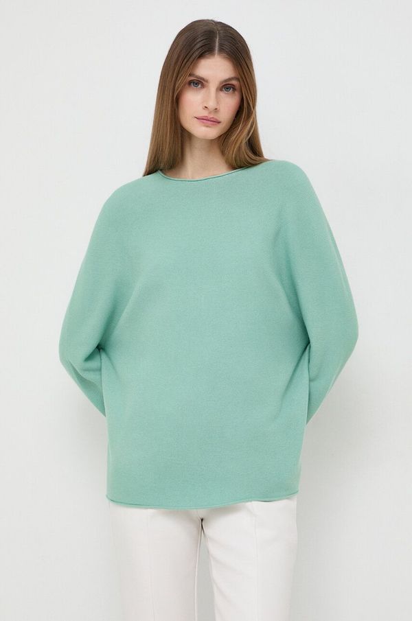 Boss Orange Pulover Boss Orange za žene, boja: zelena, lagani, 50502868