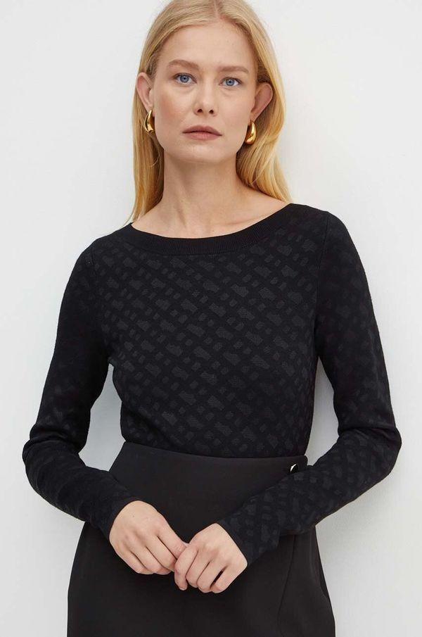 Boss Pulover BOSS za žene, boja: crna, 50521371