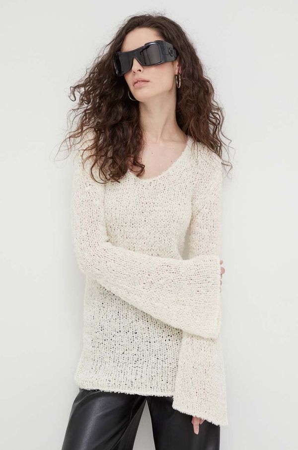 By Malene Birger Pulover By Malene Birger Pelira za žene, boja: bež, lagani