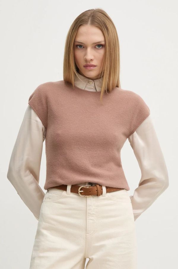 Calvin Klein Pulover Calvin Klein za žene, boja: smeđa, lagani, K20K208097