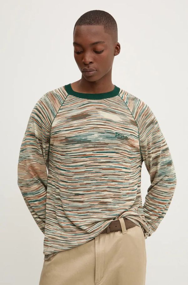 Desigual Pulover Desigual ALASKA za muškarce, boja: bež, lagani, 24WMTK42