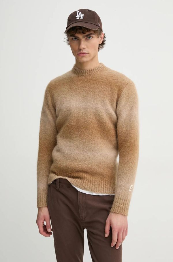 Études Studio Pulover Études Studio za muškarce, boja: bež, topli, H24MMKNI604