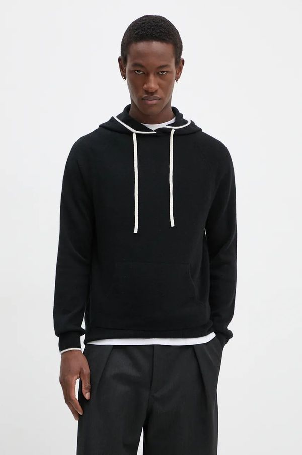 From Future Pulover FROM FUTURE za muškarce, boja: crna, lagani, MPH01174