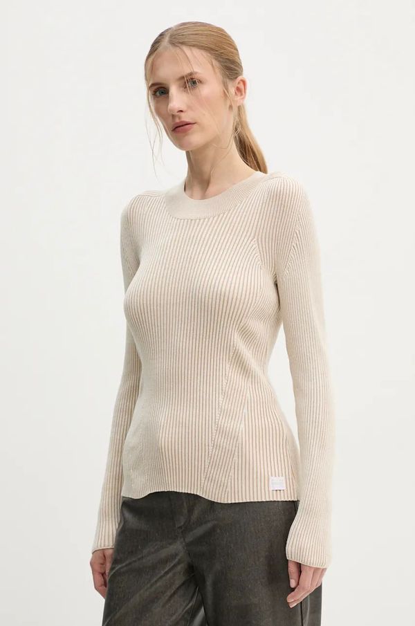 G-Star Raw Pulover G-Star Raw za žene, boja: bež, lagani, D25310-D767